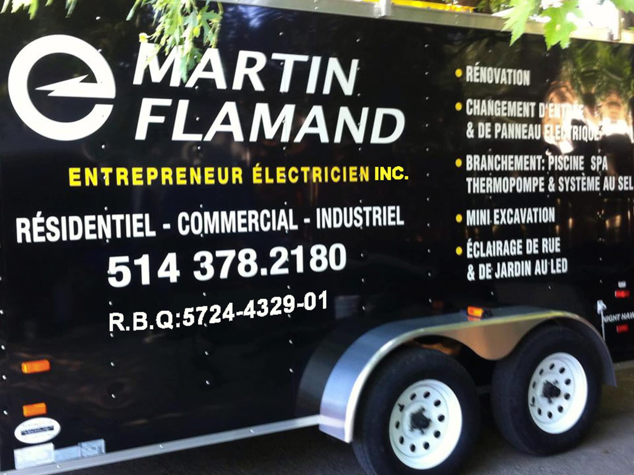 photo Martin Flamand Entrepreneur Électricien Inc