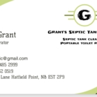 Grant's Septic Tank Services - Toilettes mobiles