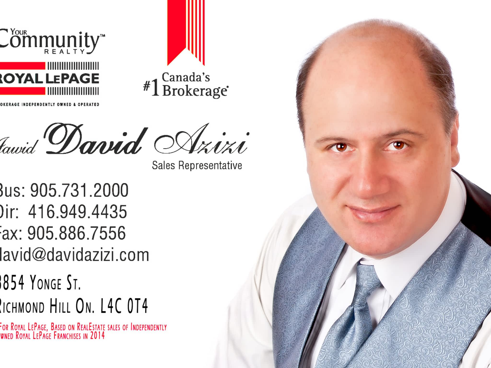 photo David Azizi Sales Representative