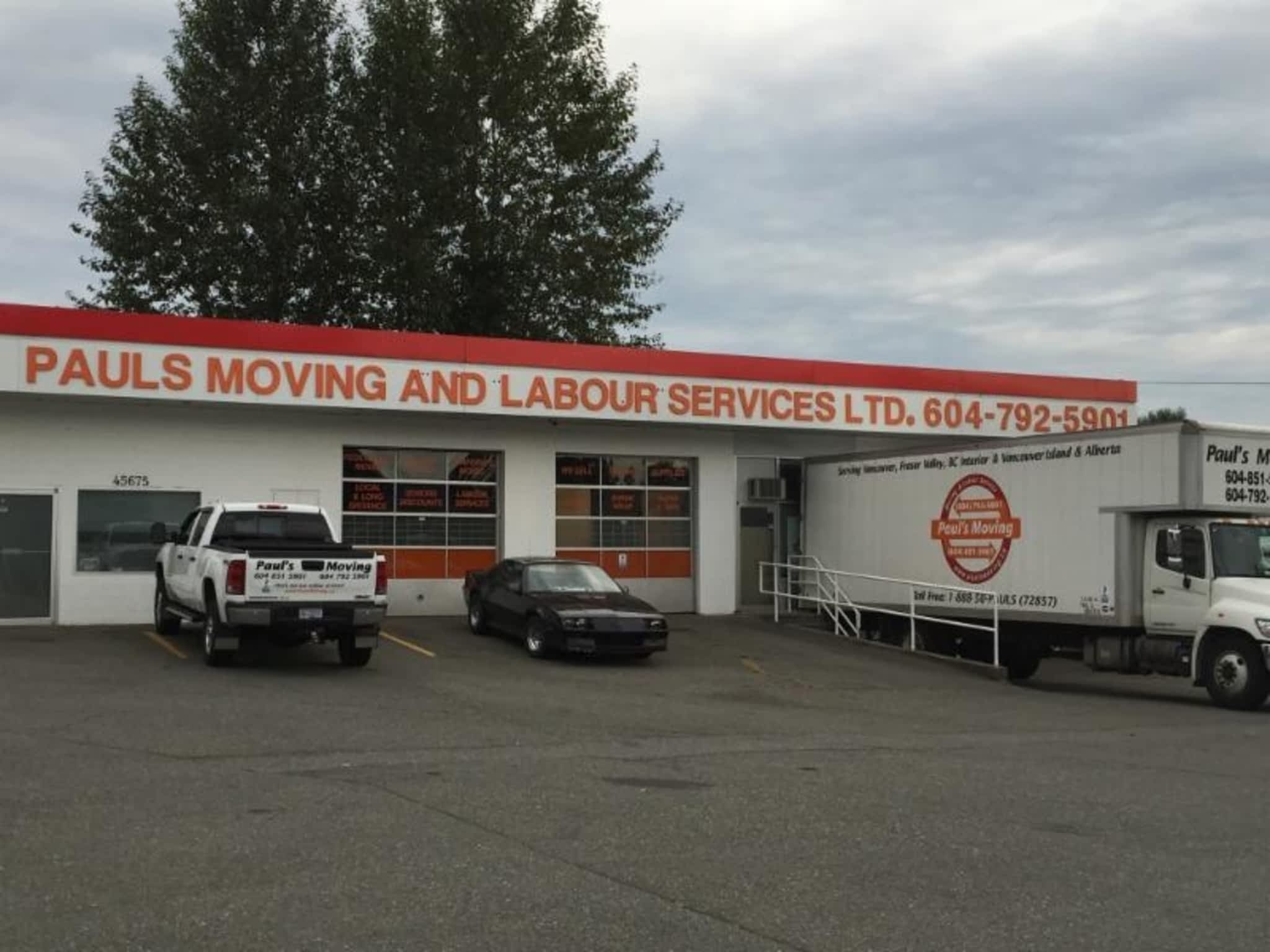 photo Paul's Moving and Labour Services LTD.