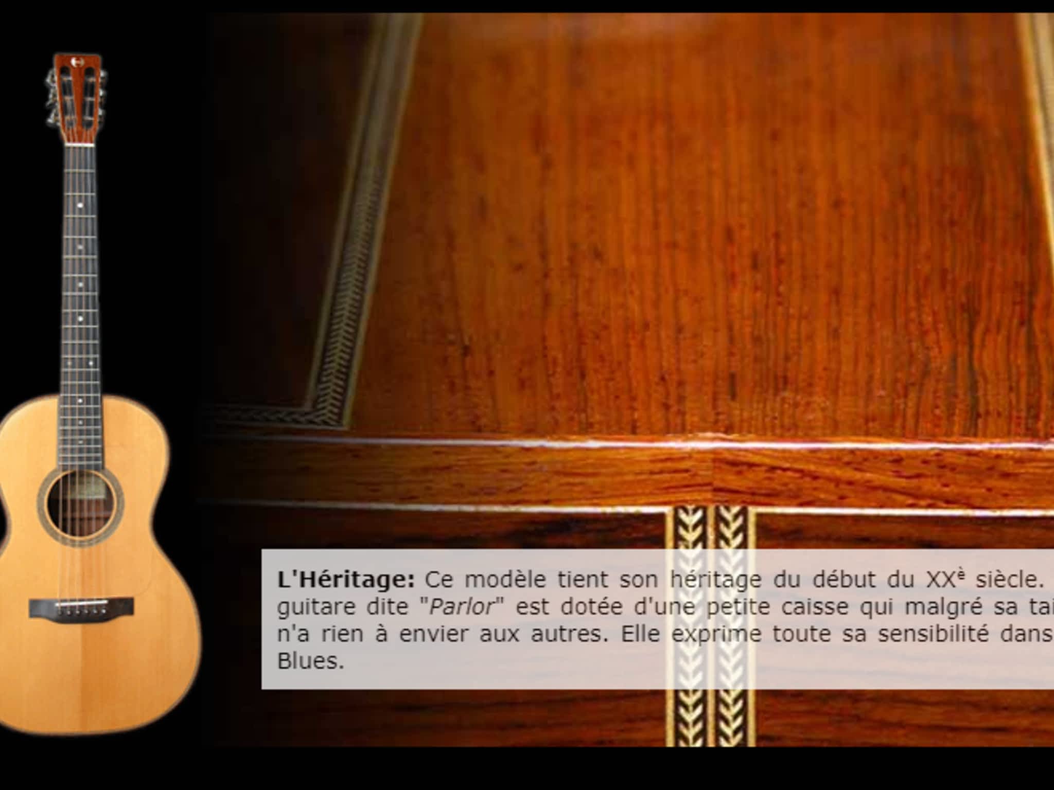 photo Guitares Hayotuk-Lutherie Rive-Sud