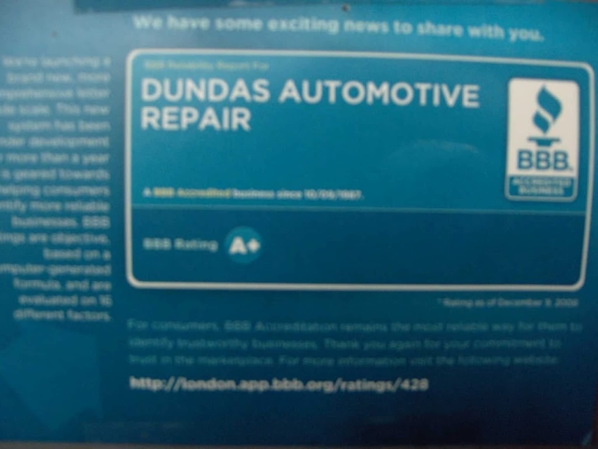 photo Dundas Automotive Repair
