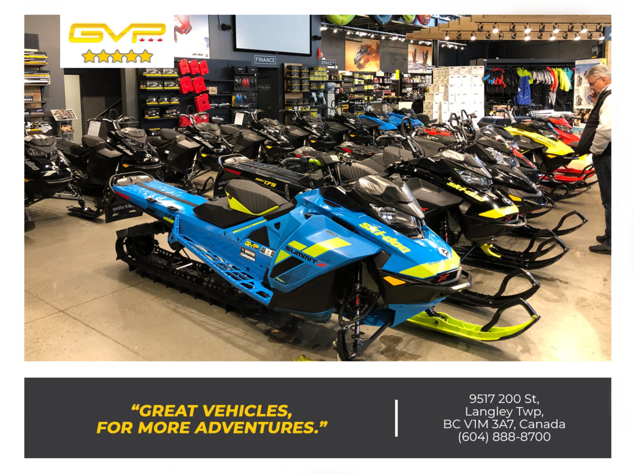 Greater Vancouver Powersports Langley Langley, BC A9517 200 St