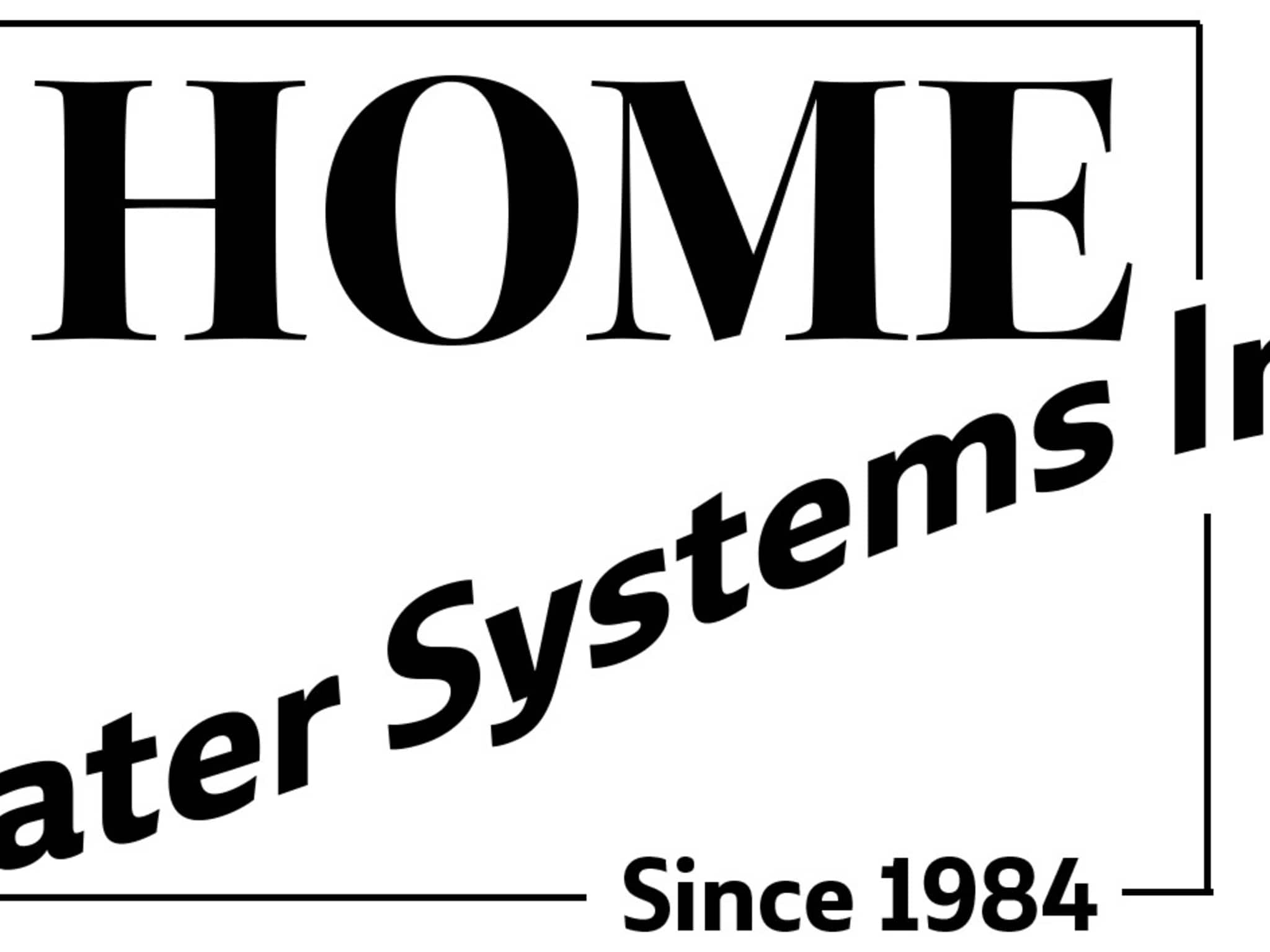 photo Home Water Systems Inc