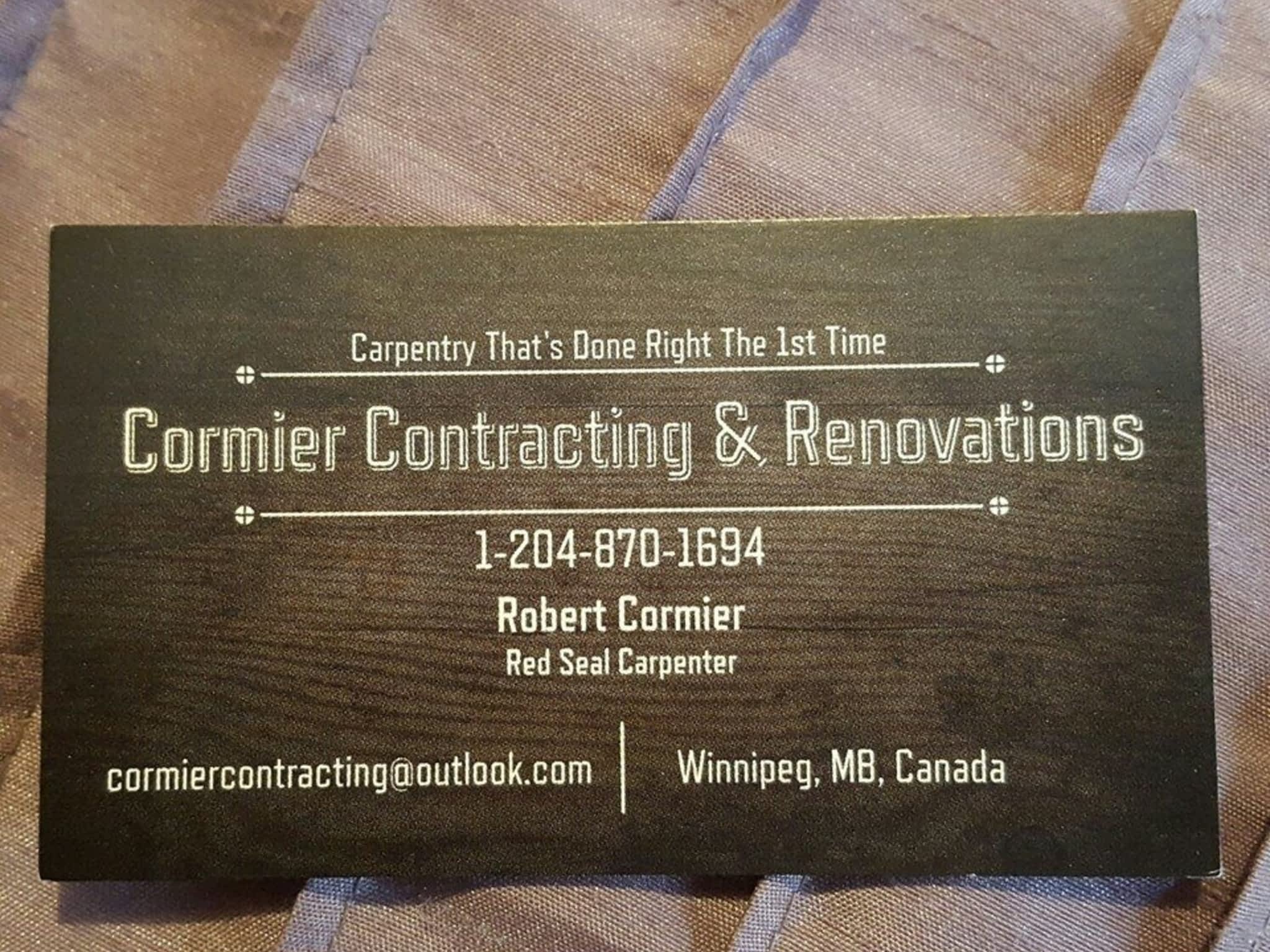 photo Cormier Contracting and Renovations