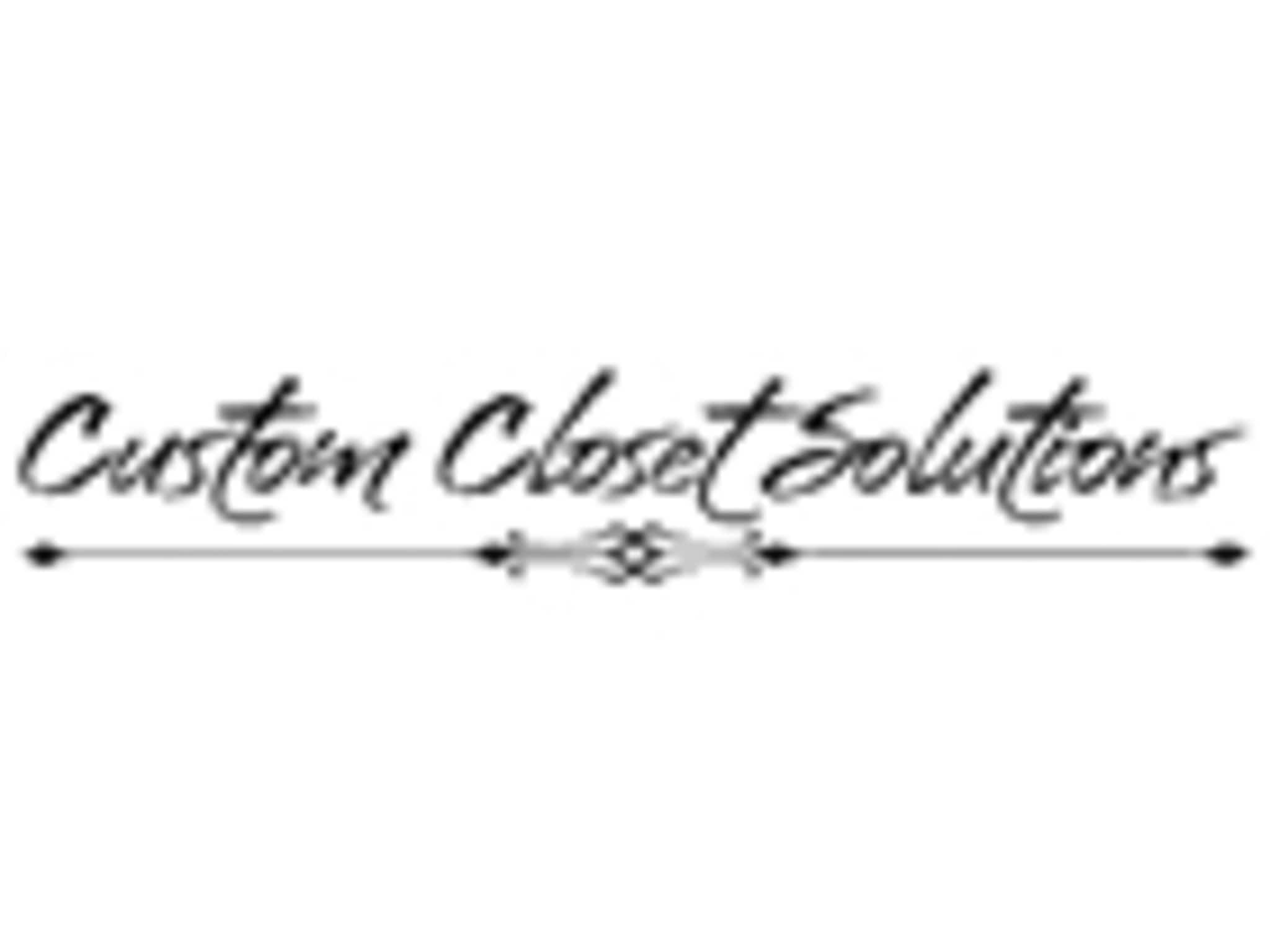 photo Custom Closet Solutions