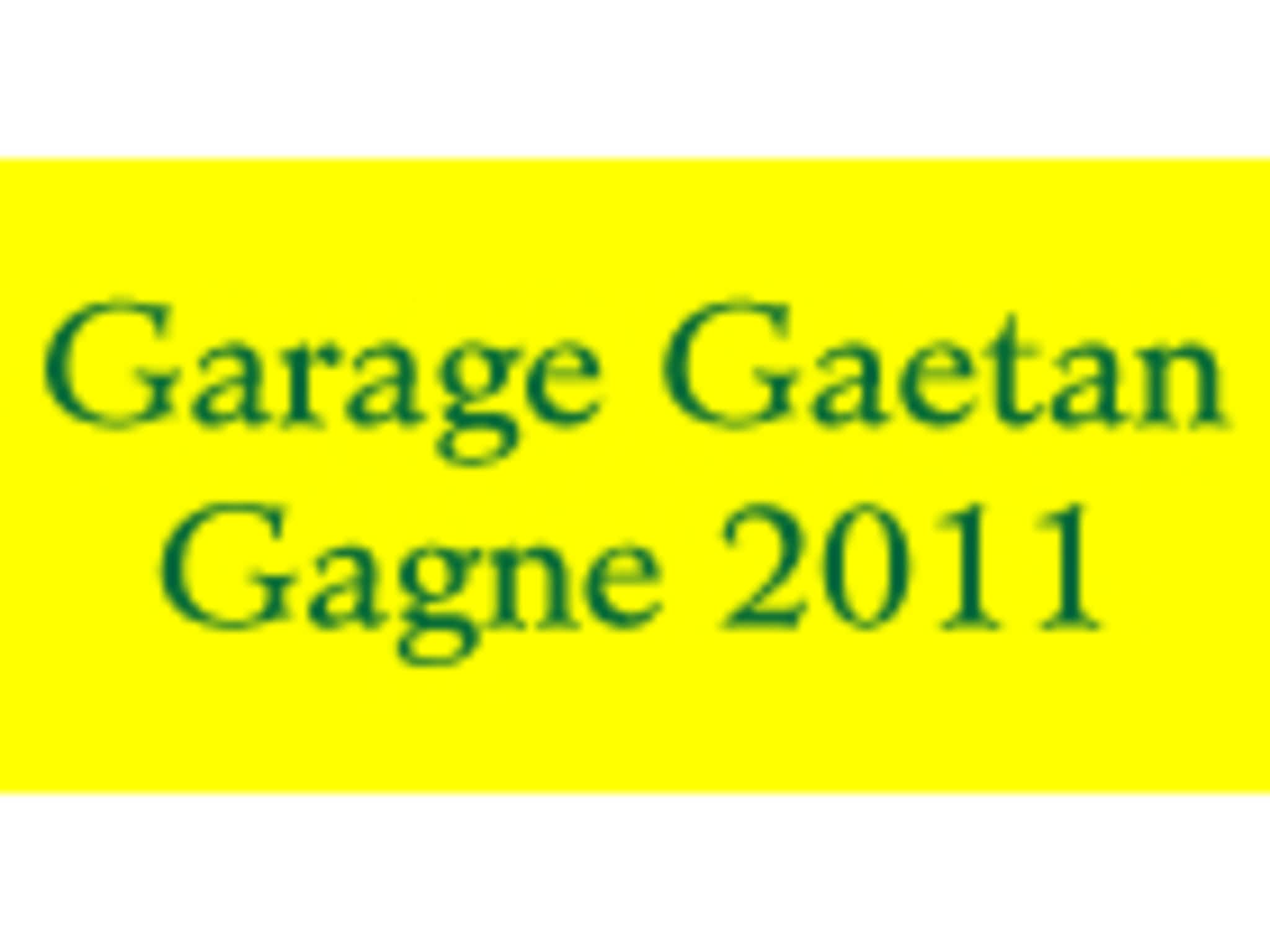 photo Garage Gaetan Gagne 2011