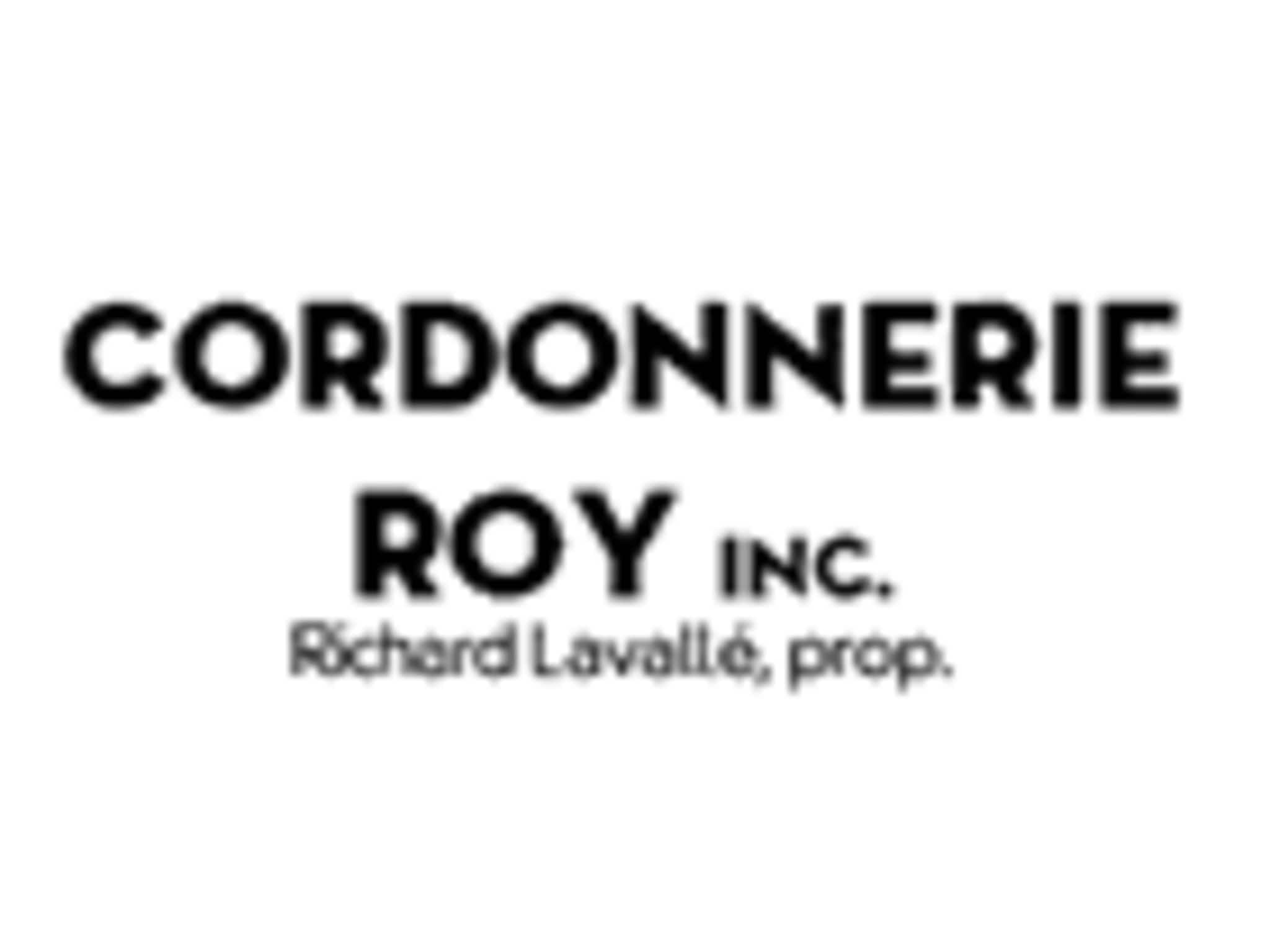 photo Cordonnerie Roy enr.