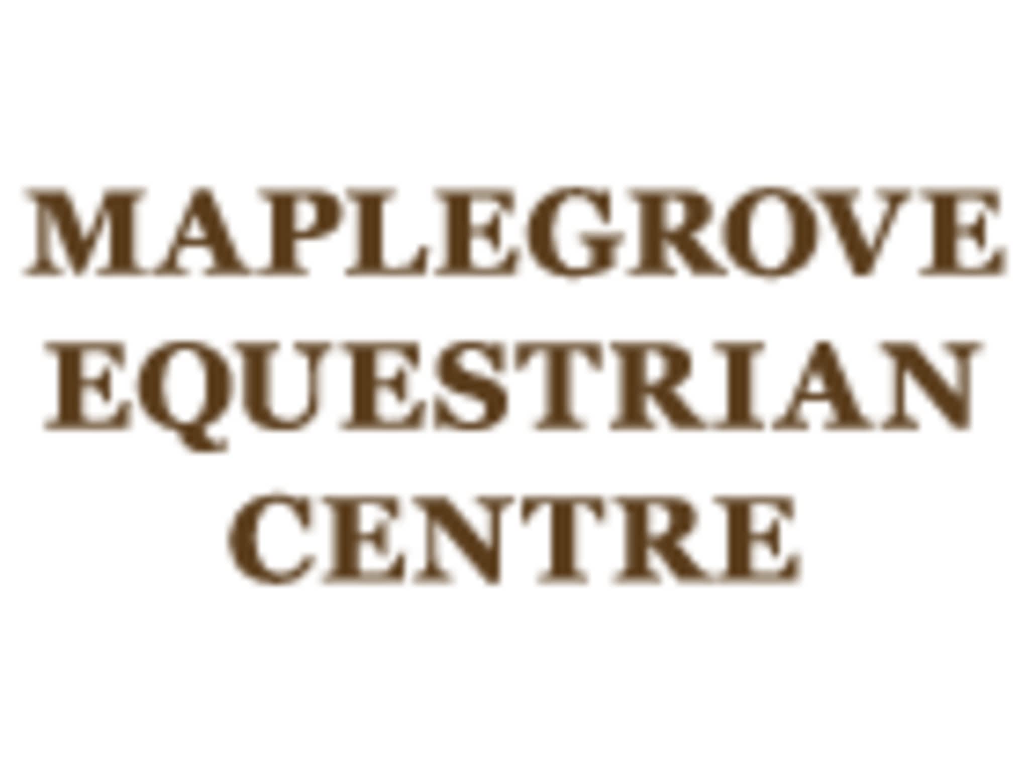 photo Maplegrove Equestrian Centre