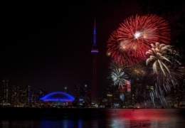Where to watch the fireworks on Canada Day in Toronto