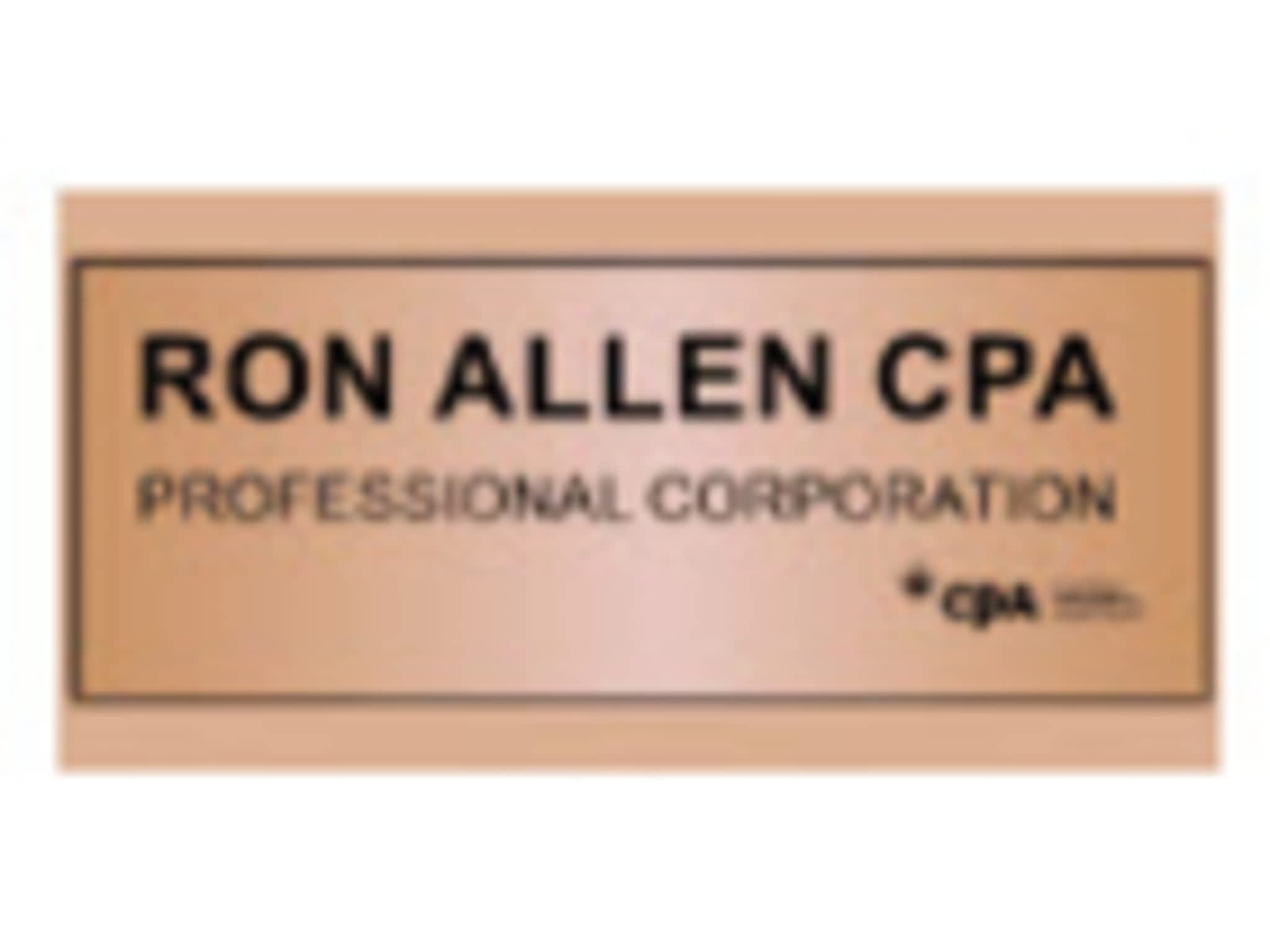 photo Ron Allen CPA Professional Corporation