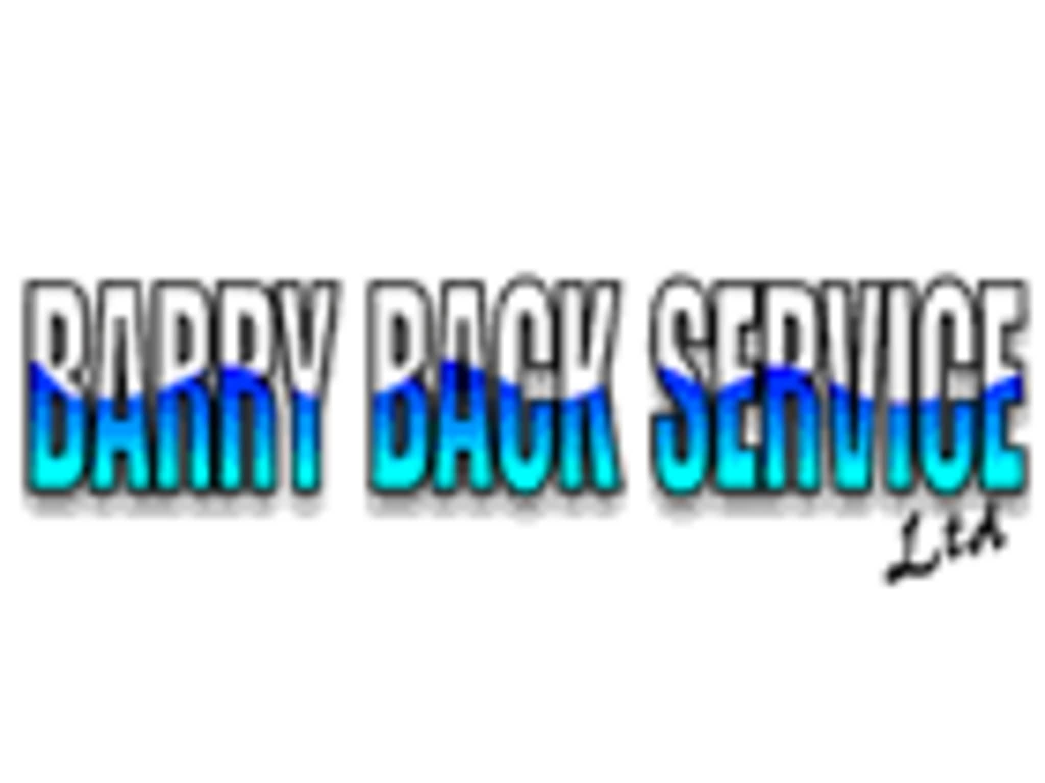 photo Barry Back Service Ltd