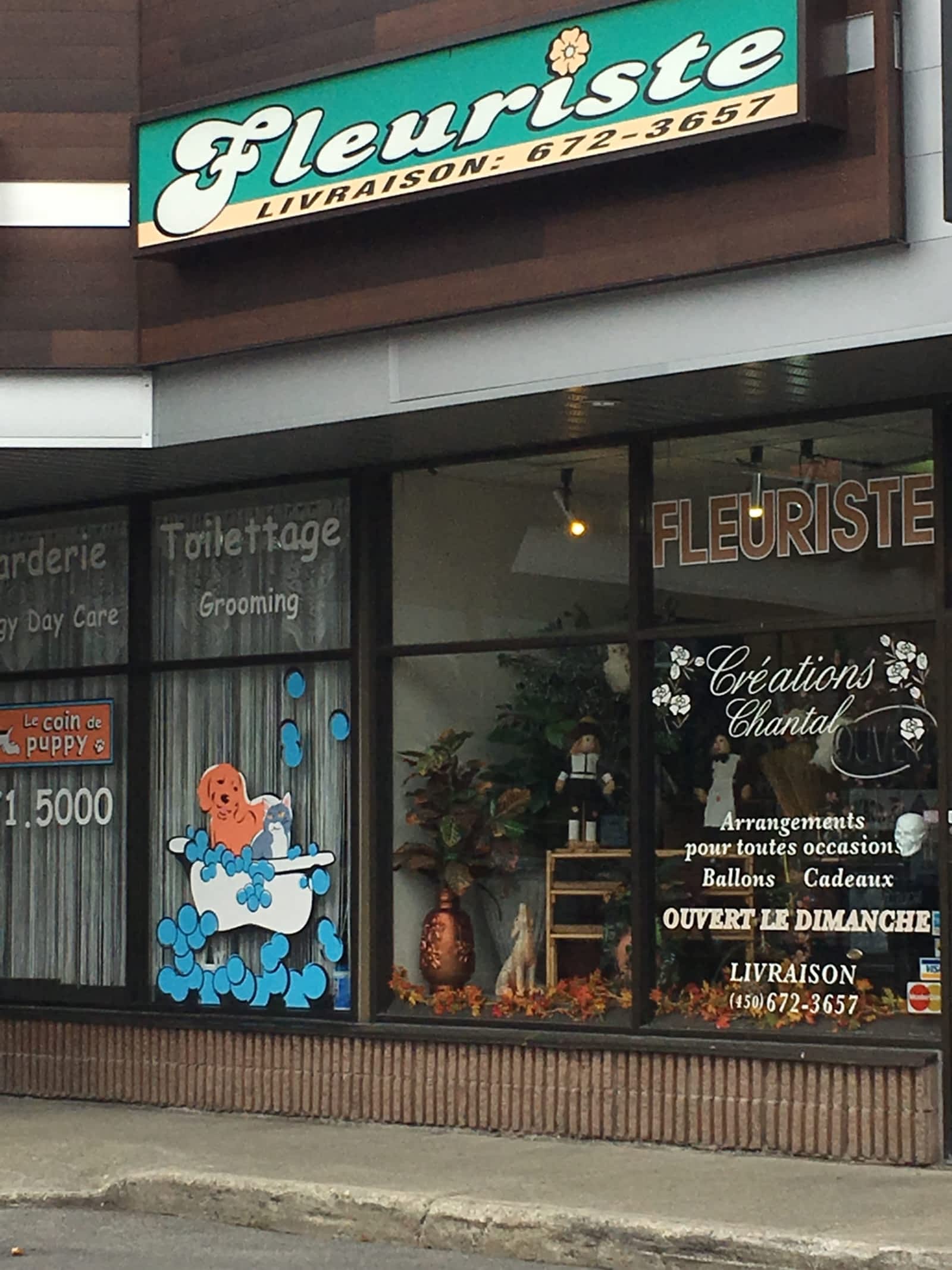 Fleuriste Créations Chantal Opening Hours 1200, boul de Rome