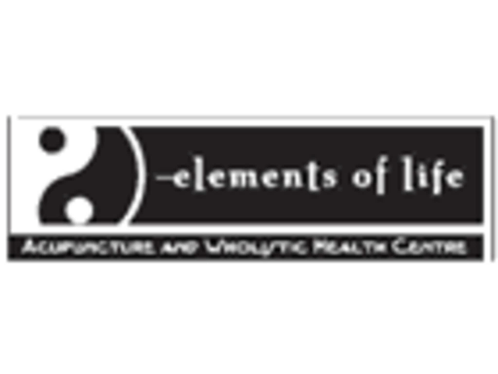 photo Elements of Life Acupuncture & Wholistic Health Centre