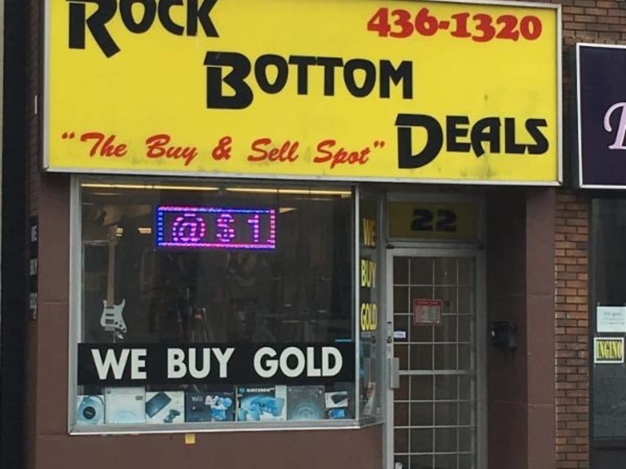 photo Rock Bottom Deals