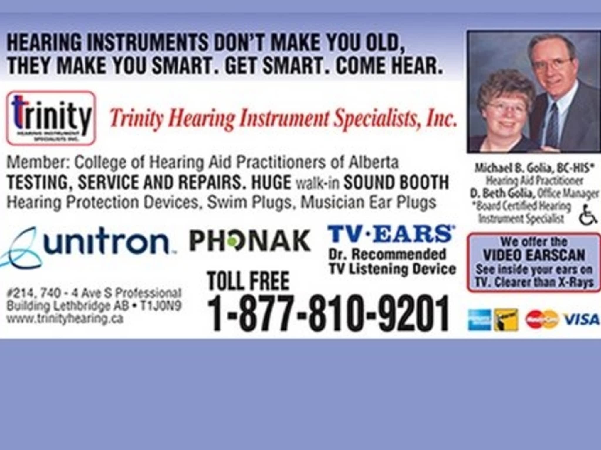 photo Trinity Hearing Instrument Specialists Inc