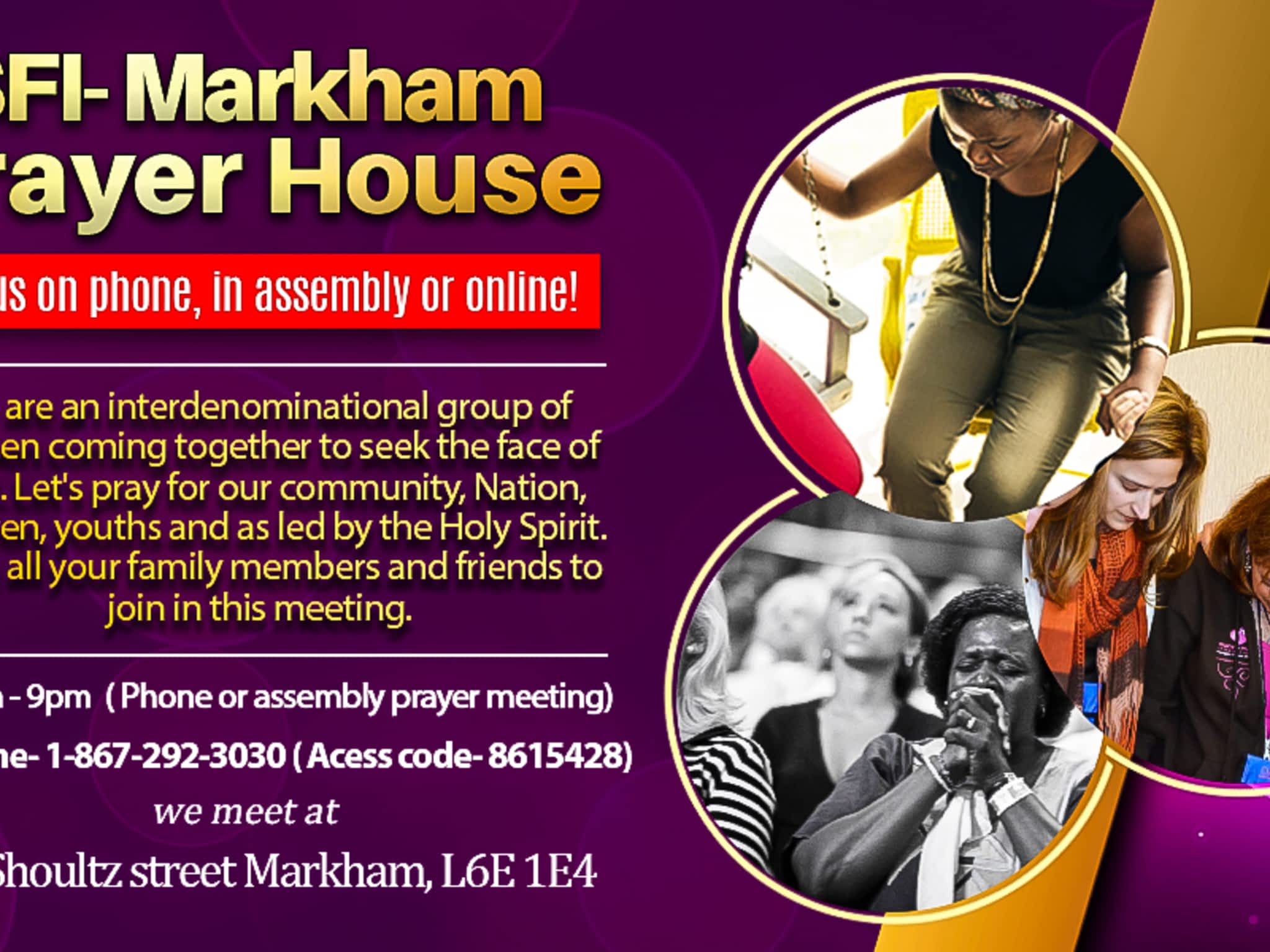 photo Sisters Fellowship International Markham, Canada-The Prayer House.
