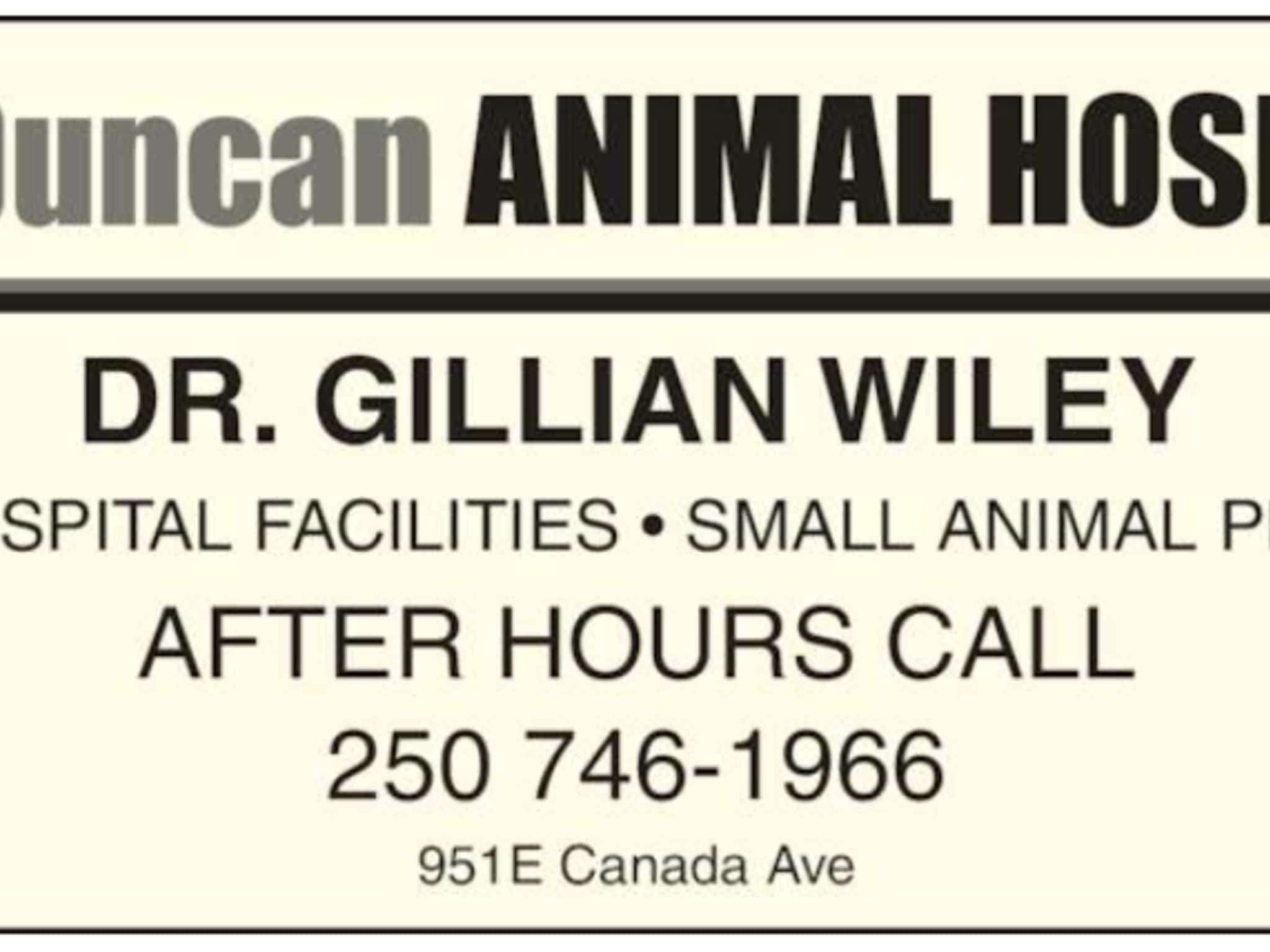 photo Duncan Animal Hospital Ltd
