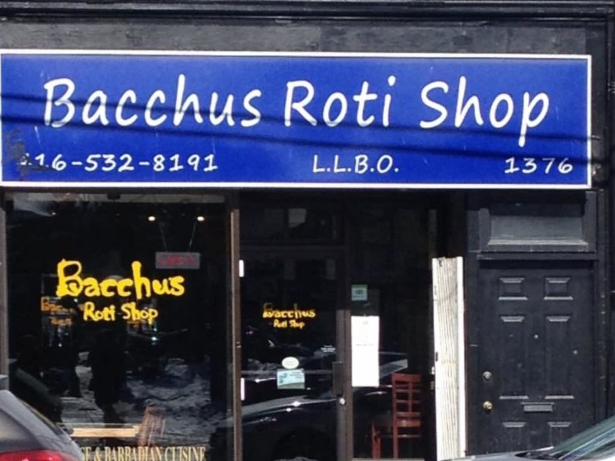 photo Bacchus Roti Shop