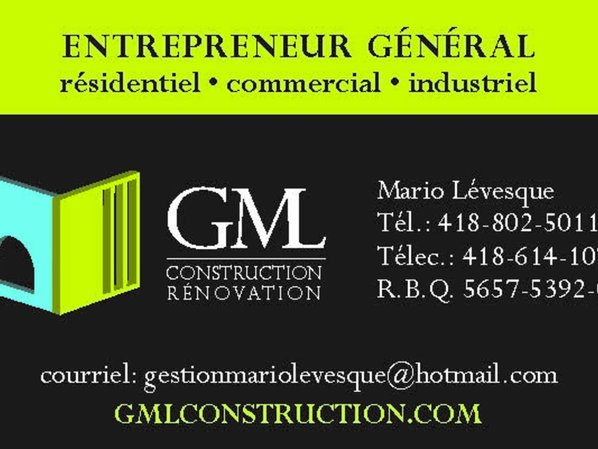 photo GML Construction