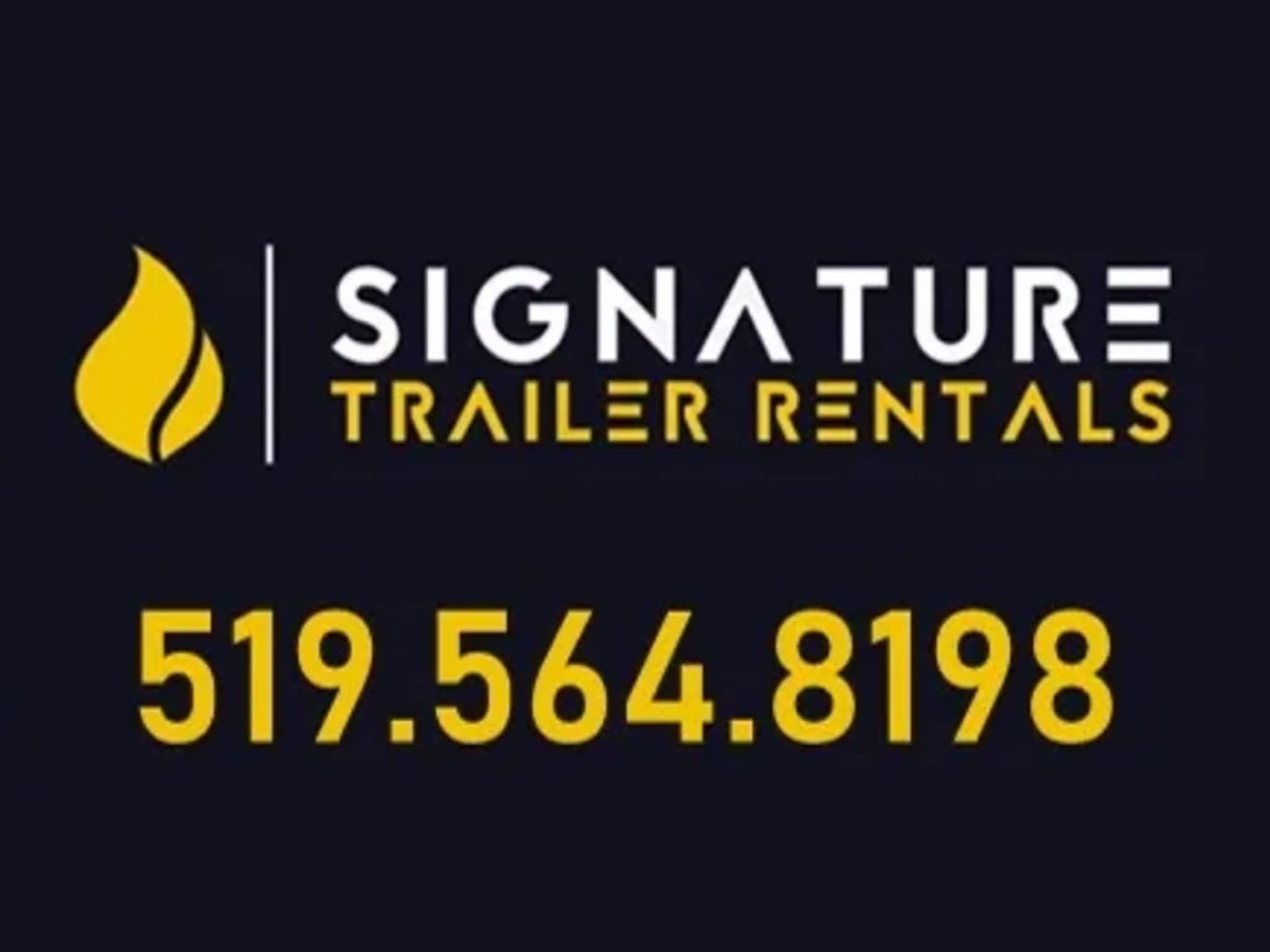 photo Signature Trailer Rentals Inc.