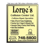 Lorne's Collision Center - Car Repair & Service