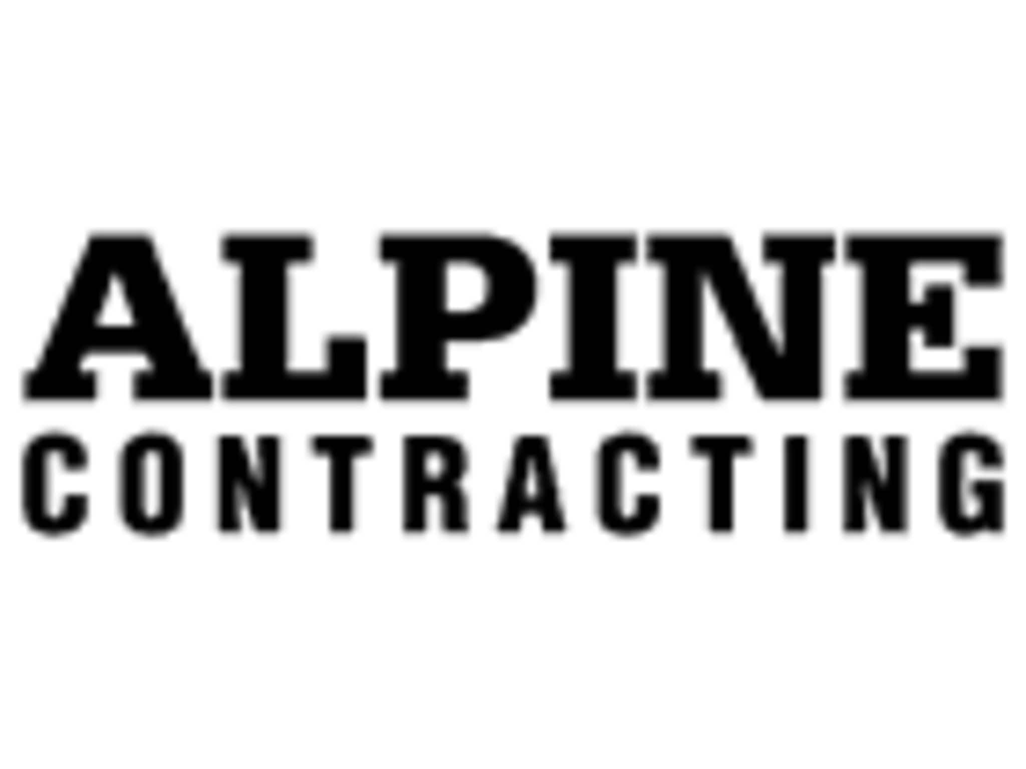 photo Alpine Contracting