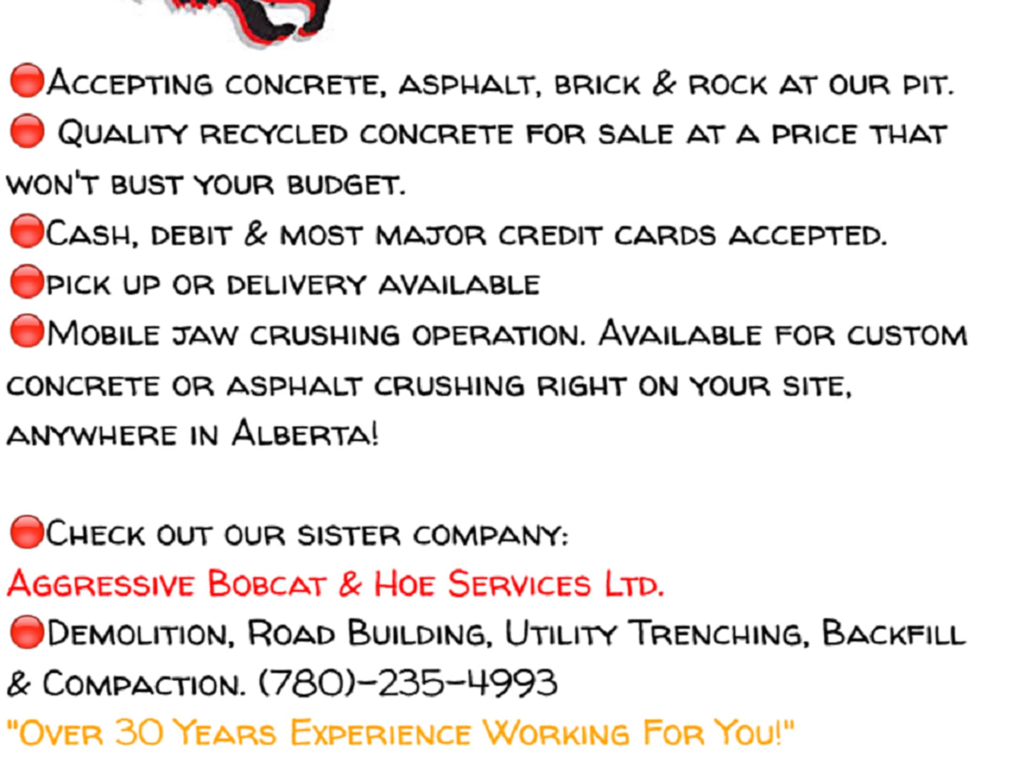 photo Aggressive Crushing Ltd