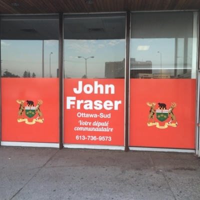 Fraser John MPP - Partis politiques et représentants