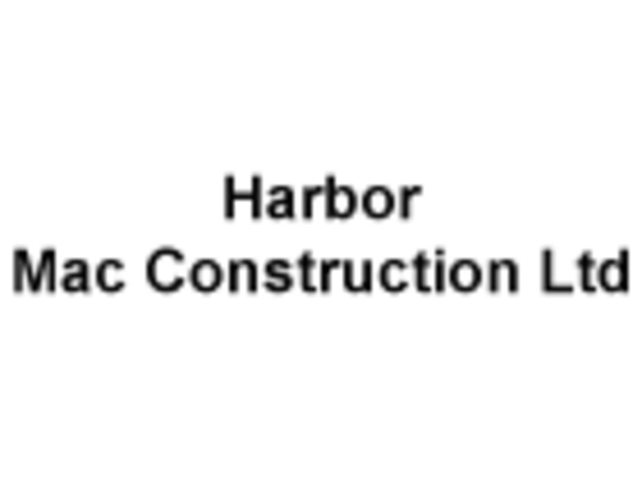 photo HarbourMac Construction Ltd