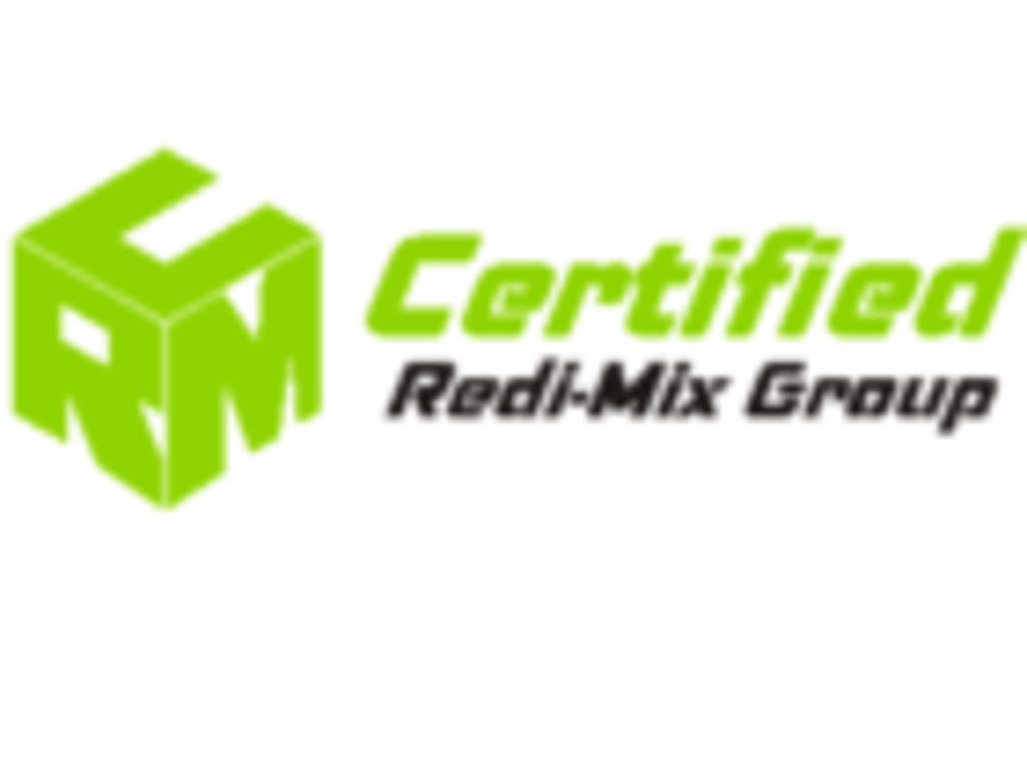 photo Certified Redi-Mix Group Inc
