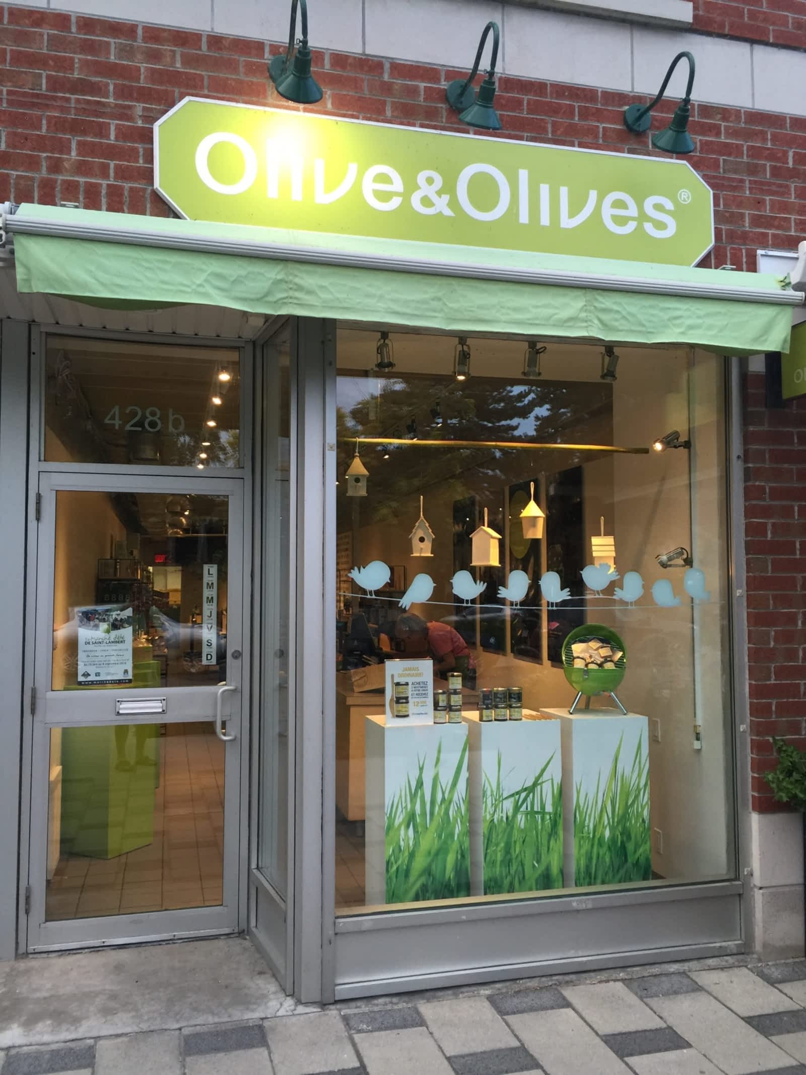 Olive & Olives Inc Horaire d'ouverture 428B, av Victoria, Saint