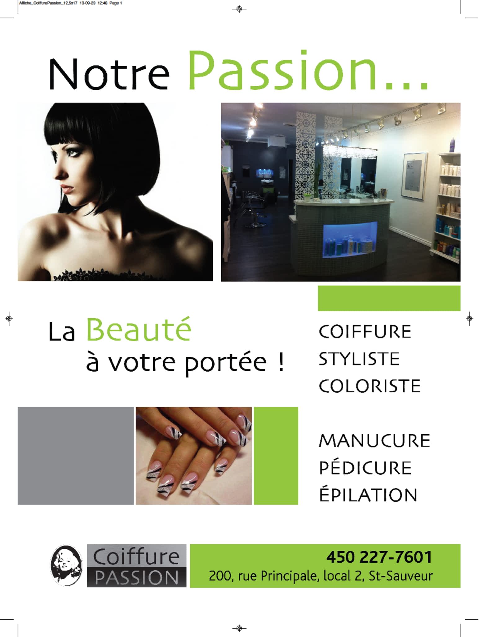 Coiffure Passion Opening Hours 200 Principale Local 2 St Sauveur Des Monts Qc