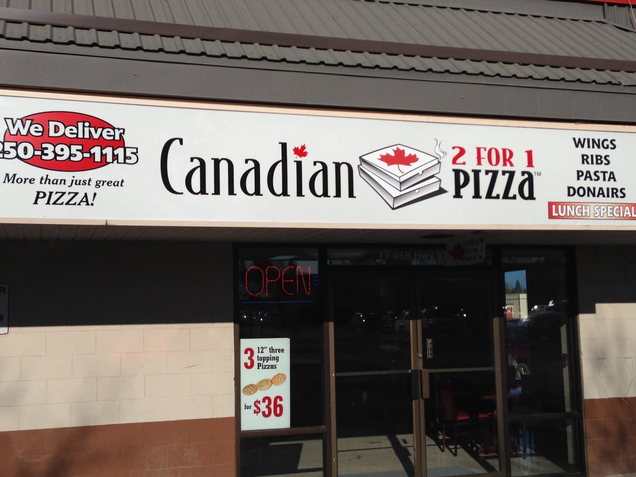 photo Canadian 2 For 1 Pizza