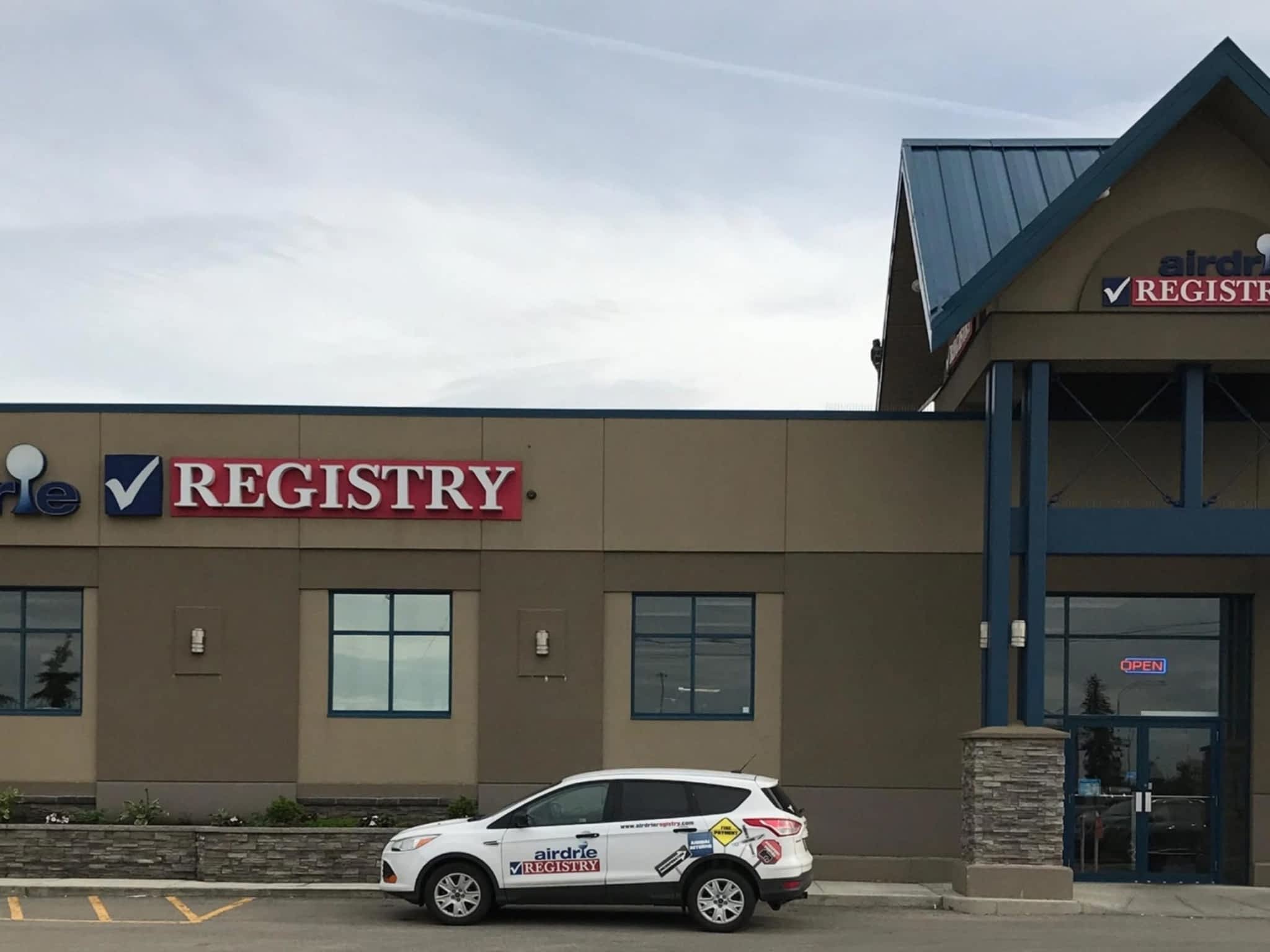 photo Airdrie Registry