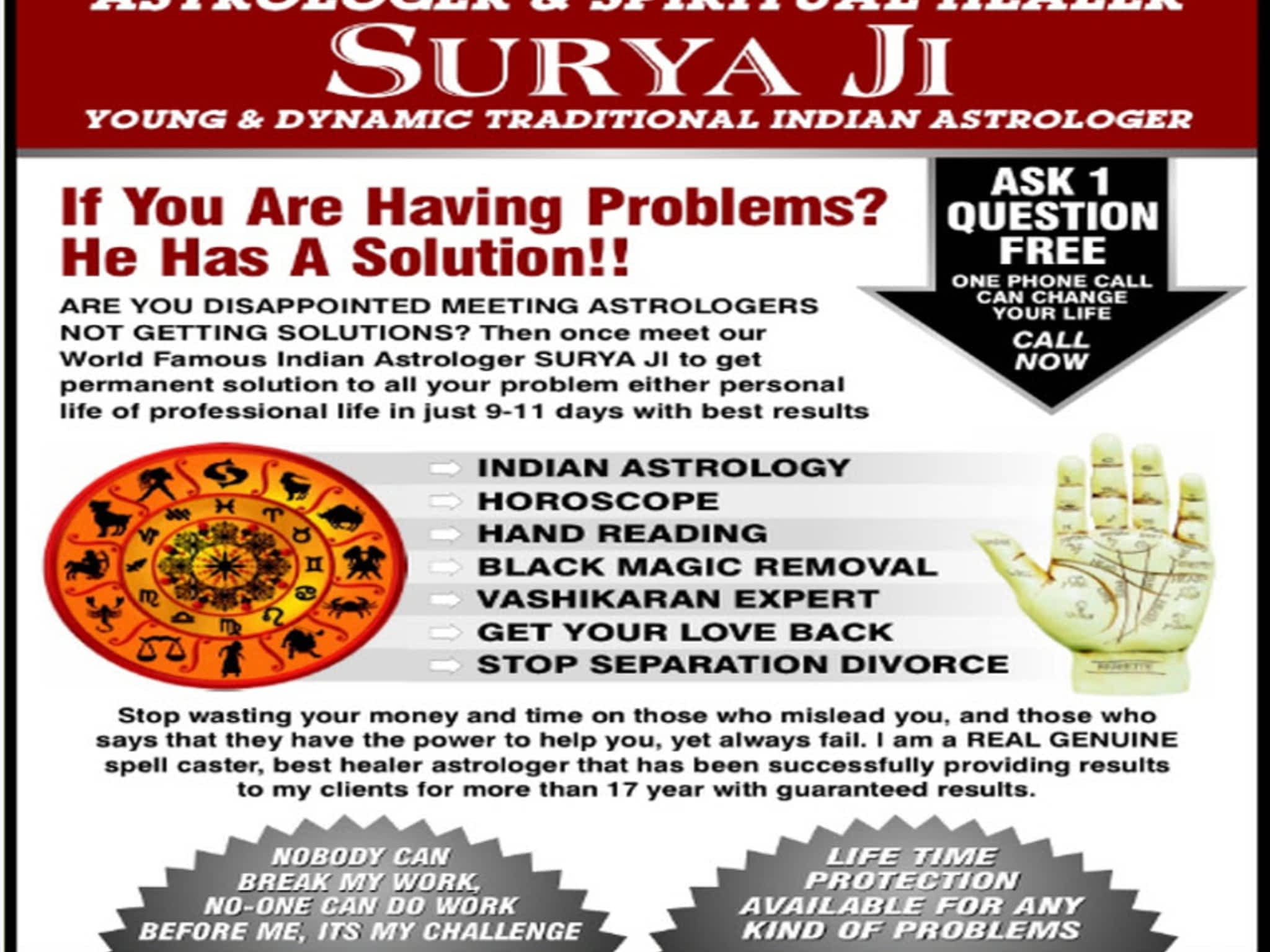photo Astrologer & Spiritual Healer - Surya'ji