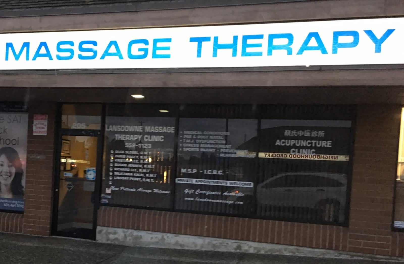 Lansdowne Massage Therapy Clinic Opening Hours 2051194 Lansdowne