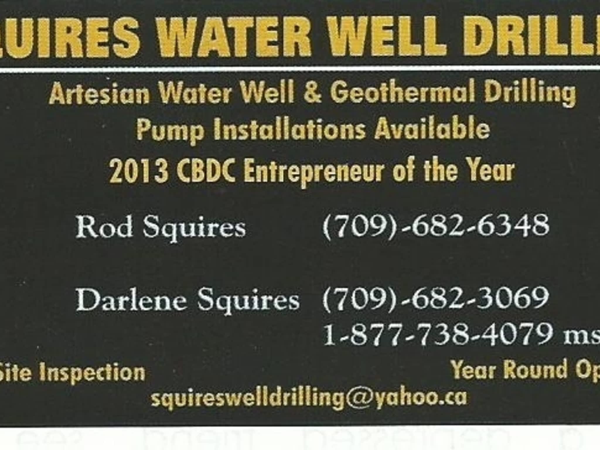 photo Squires Water Well Drilling Inc