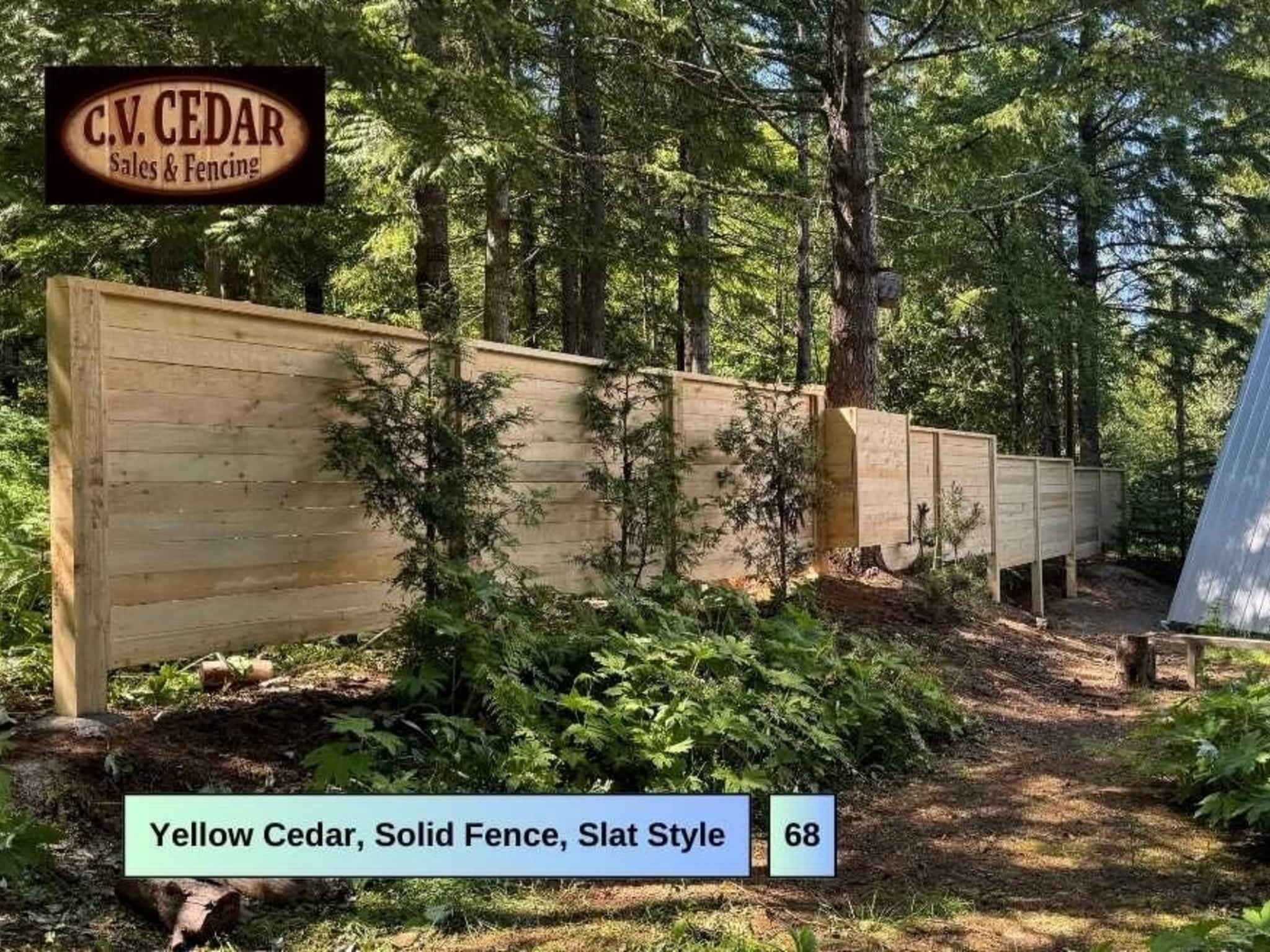 photo C.V. Cedar Sales & Fencing Ltd