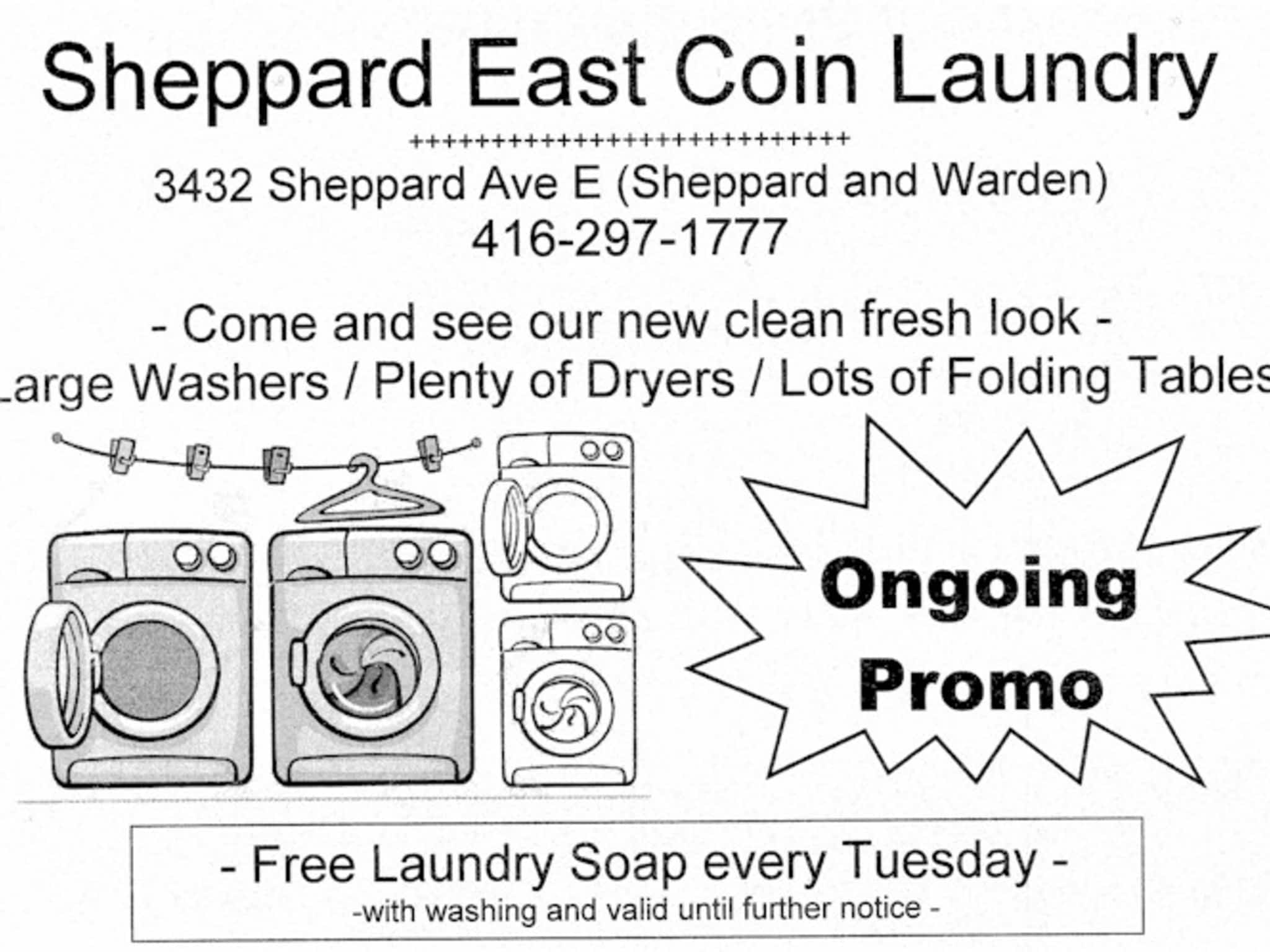 photo SHEPPARD EAST COIN LAUNDRY