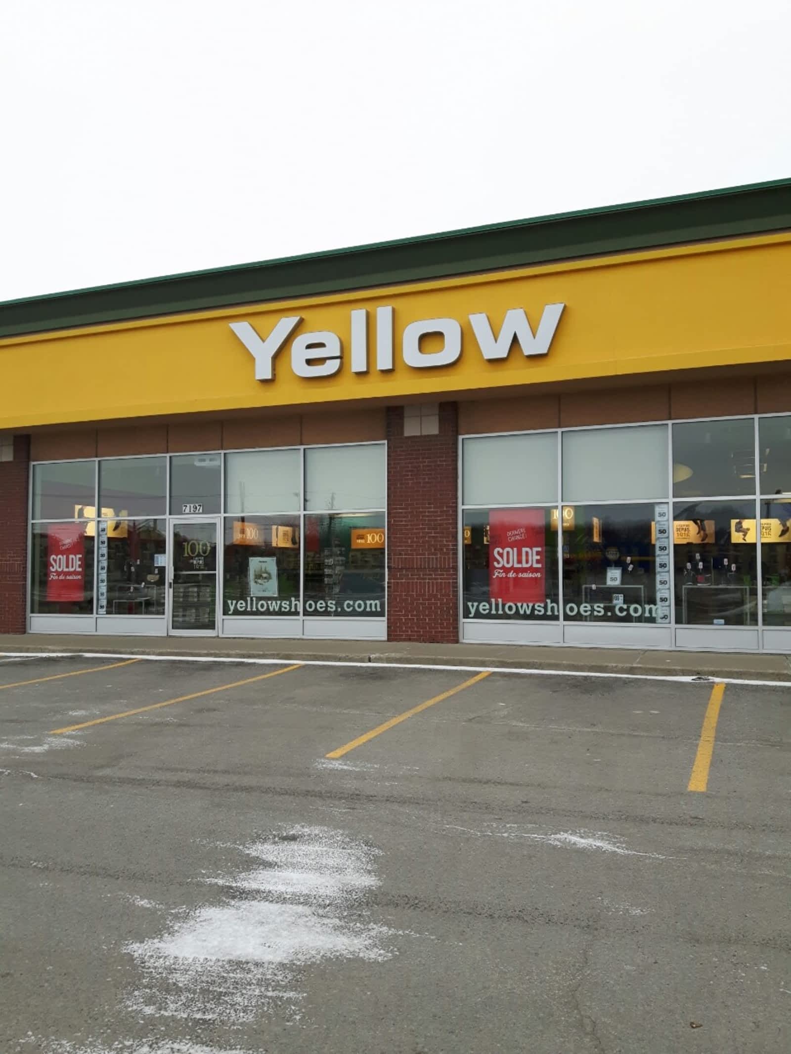 chaussure yellow laval