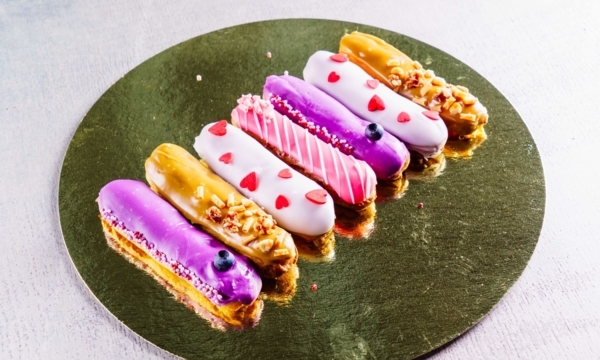 Decadent, delicious éclairs in Edmonton