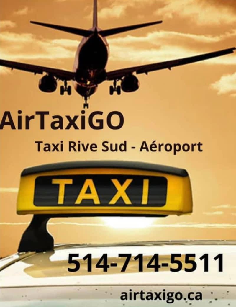 AirTaxiGo - Taxi Rive Sud - Aéroport - Opening Hours - 1320 Rue Gay-Lussac,  Boucherville, QC