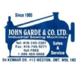 John Garde & Company Ltd - Machines à coudre industrielles