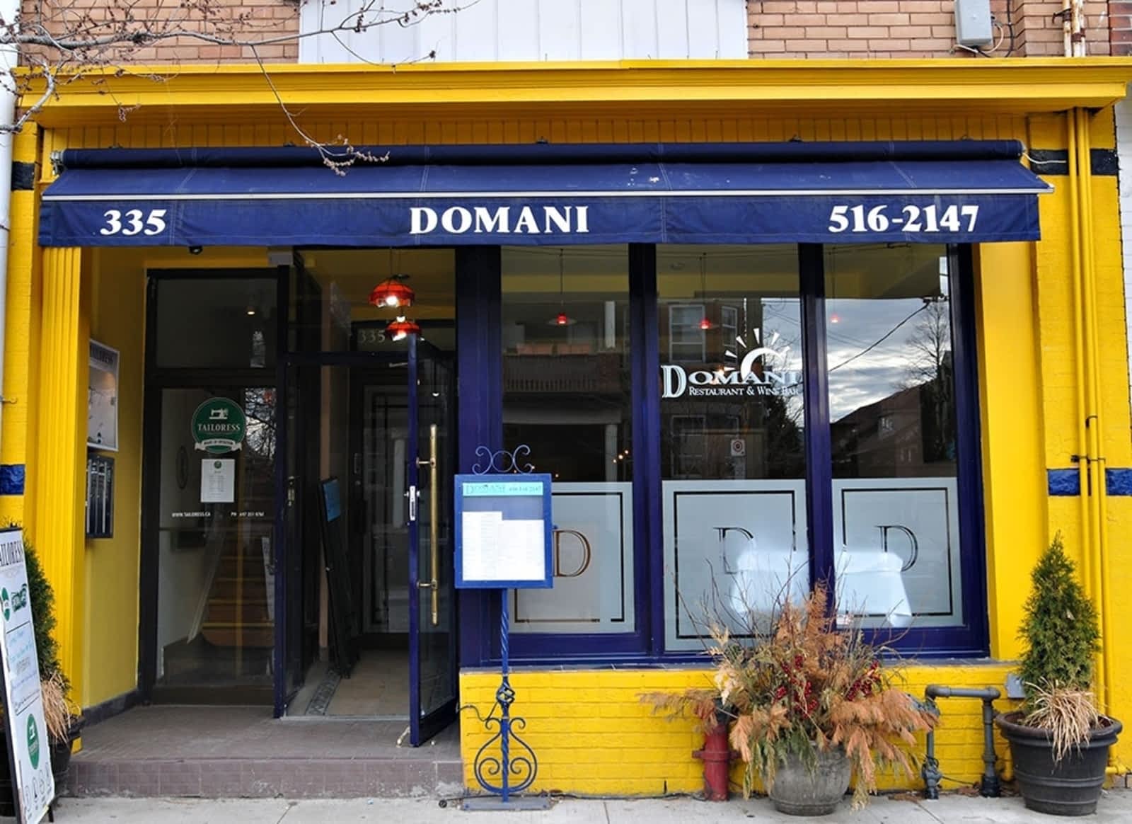 Domani Restaurant & Wine Bar - Menu, Hours & Prices - 335 Roncesvalles Ave,  Toronto, ON