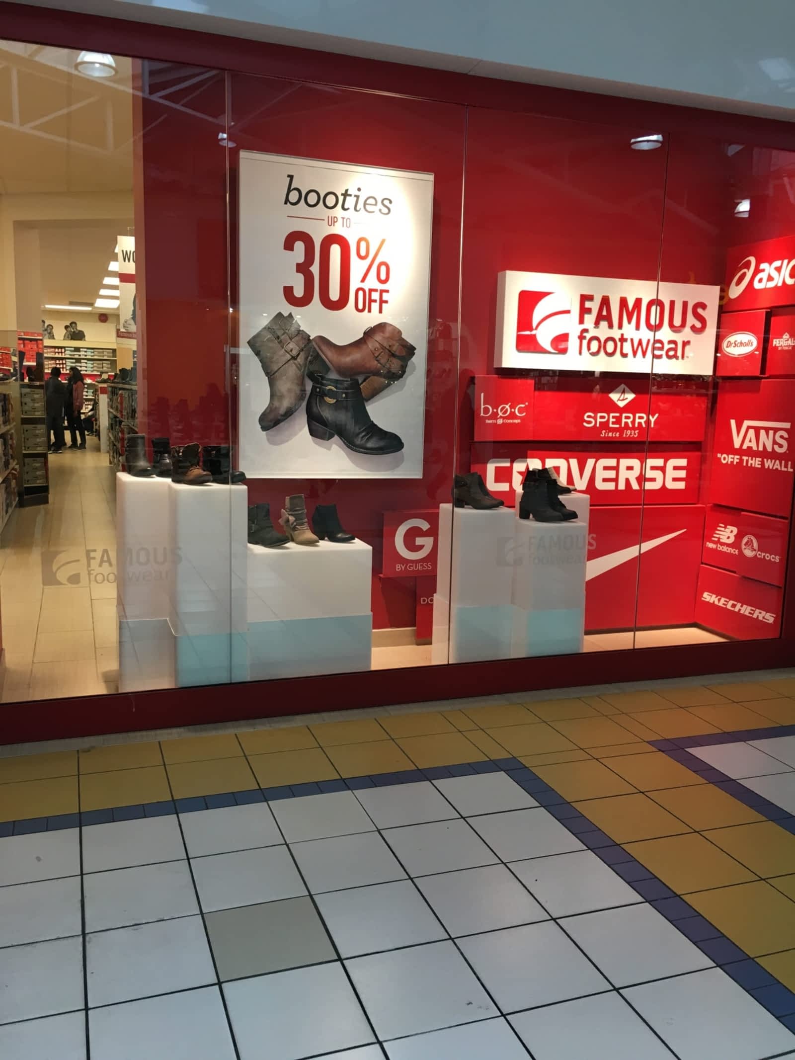 famous footwear guess boots