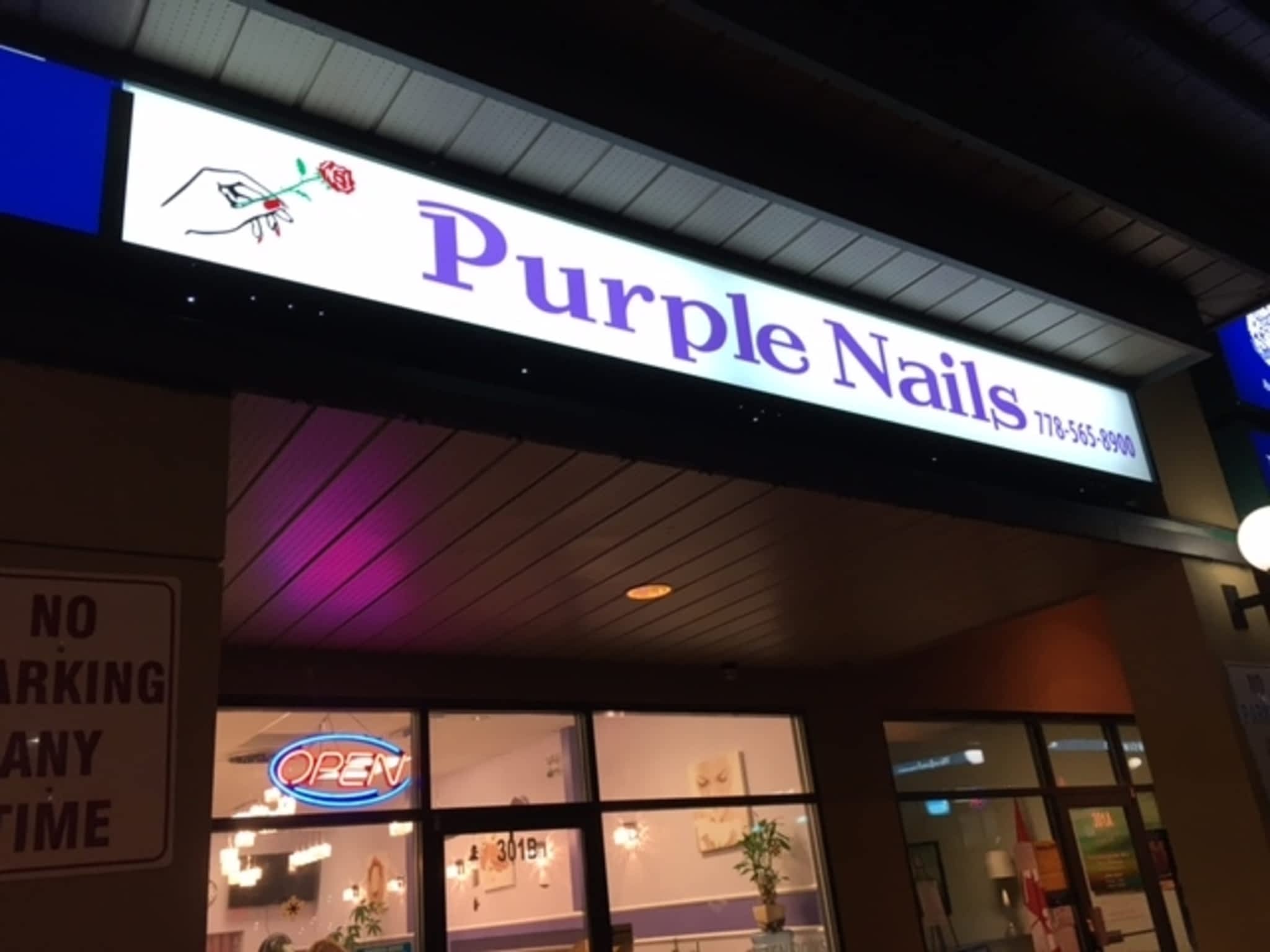 photo Purple Nails