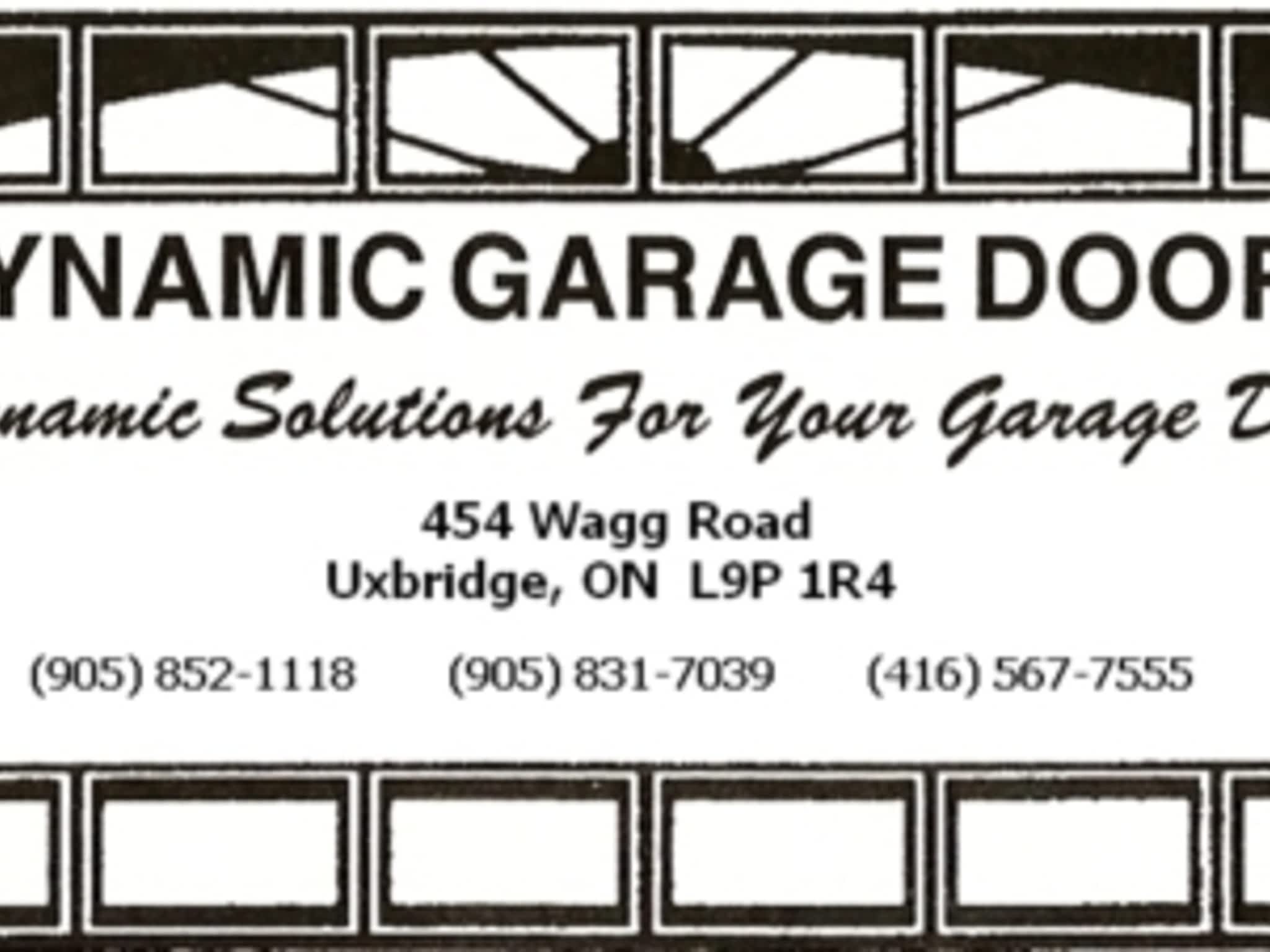 photo Dynamic Garage Doors & Windows