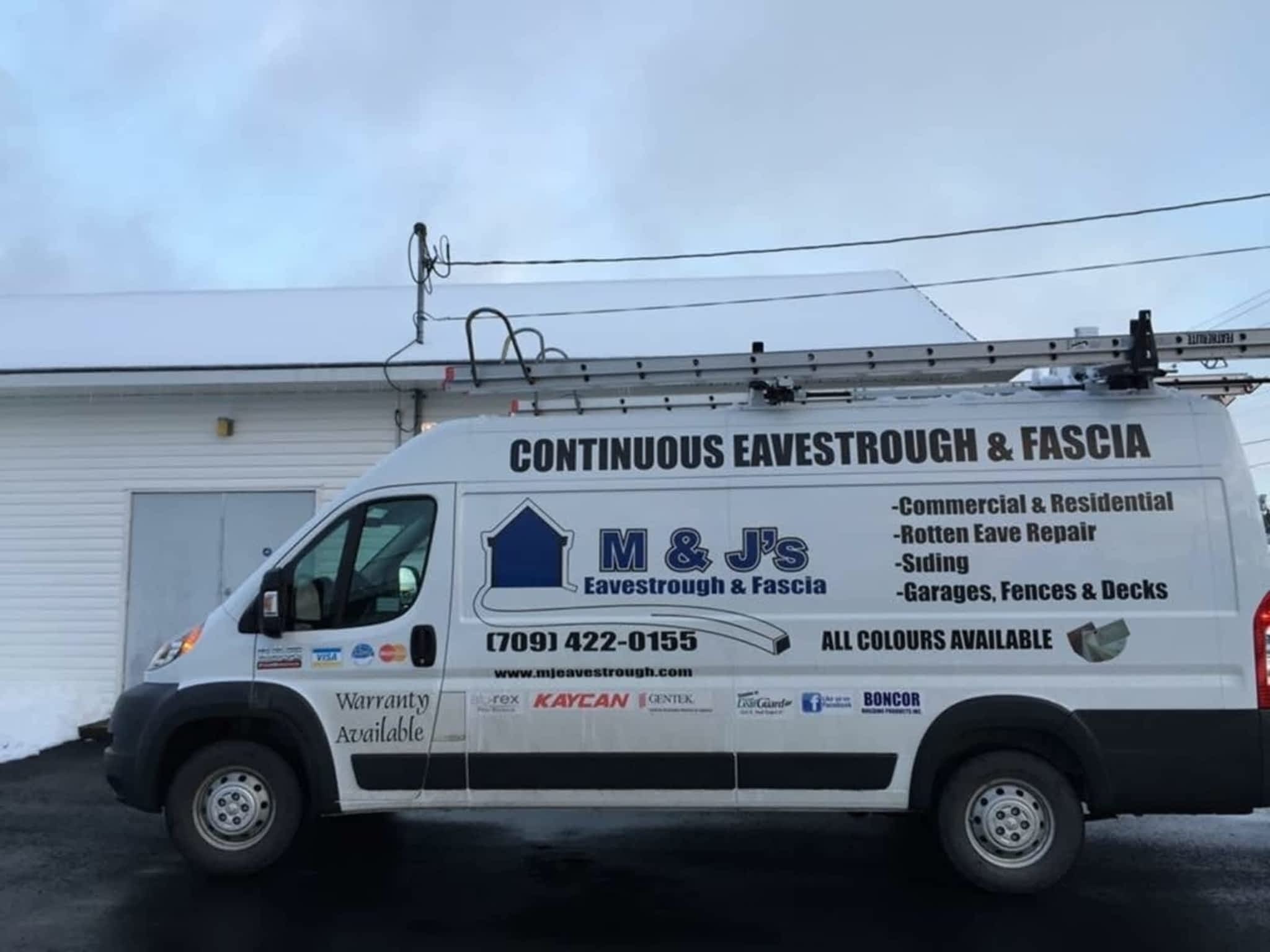 photo M&J's Eavestrough & Contracting