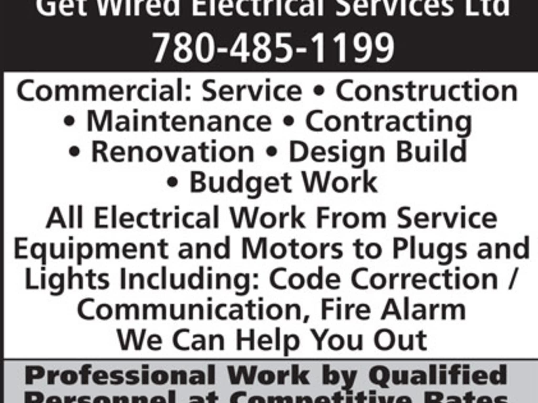photo Get Wired Electrical Services Ltd